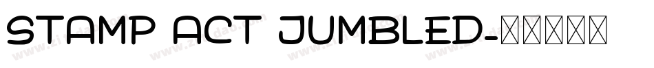 Stamp Act Jumbled字体转换